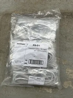 Fs-c1 Wattstopper New 10 Extension Cable W Rj45 Connectors Lot Of