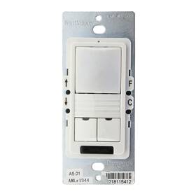 Wattstopper Lmpw-102-w Digital Pir Wall Switch Occupancy Sensor On/off White