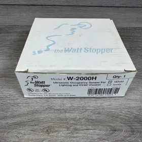 W-2000h Wattstopper Ultrasonic Occupancy Sensor White New In Box