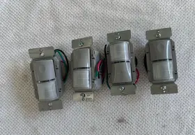 Ws-250-g Wattstopper Ws250g Lot Of 4 - 120/277 Vac Pir Wall Switch Occsensor Gray Ws-250-g Wattstopper Ws250g Lot Of 4 - 120/277 Vac Pir Wall Switch Occsensor Gray