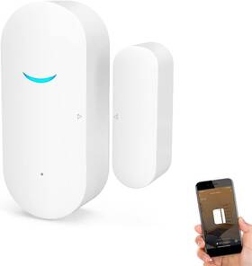 Waytronic 711181348248 Wireless Wifi Door Window Chime Smart Sensor Alarm Alexa Google Assistant And T