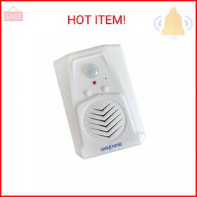 Waytronic 736519881570 Replaceable Voice Pir Infrared Motion Sensor Activated Welcome Doorbel