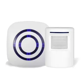 Werpower 718040660022 Infrared Motion Sensor Alarm Entry Alert Vistor Doorbell Home Security Drivew