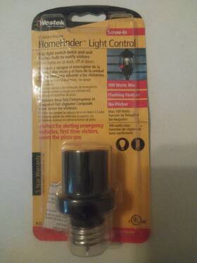 Westek Mlc2bc Homefinder Light Control Screw-in 100 Watts Max. Indoor/outdoor 2005