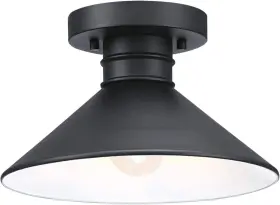 6112900 Westinghouse Watts Creek 11 Inch Rustic/arts And Crafts One-light Black