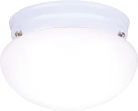 6661100 Westinghouse Standard Ceiling Fixture Two Light White