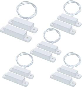 Wesua We-mc-32 5 Sets Magnetic Contacts Wired Window Door Contact Sensor Reed Switch N