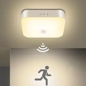 Whitepoplar 705353528927 Wireless Motion Sensor Light - 500lm Battery Operated Closet And Shower 300