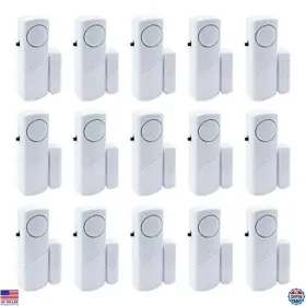 B0brn8r4hg Wimupath 90db Door Window Alarm - 15 Pack Safety Alarms For Kids And Home Security