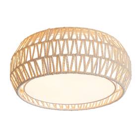 Wingbo Wbfm-ky15-wh 15.7 Inch Modern 3-light Flush Mount Ceiling Light Medium White