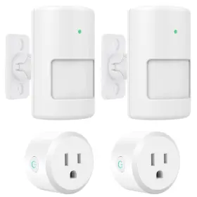 Wothfav 779953325507 Motion Sensor Light Switch With Outlet 2 Pack Pir Infrared