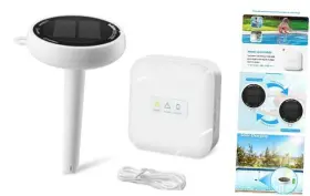 Wt-127 Wth Technology Pool Alarm Briidea Solar Wave With Optimal Sensitivity Deployment