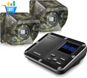 Wuloo 631661961562 Wireless Outdoor Motion Sensor Driveway Alarm 1800ft Range Weatherproof Recharge