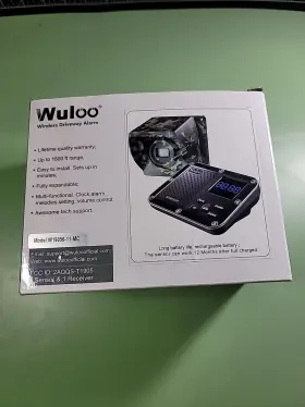 W19056-11-mc Wuloo Wireless Driveway Alarm 1 Sensors And Receiver 1800 Ft Range Camo
