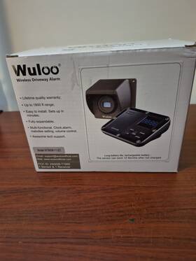 Wuloo W19056-11-zc Driveway Alarm Wireless Infrared Motion Sensor Home Garage Alert Security System