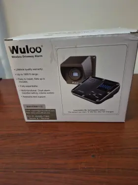 W19056-11-zc Wuloo Driveway Alarm Wireless Infrared Motion Sensor Home Garage Alert Security System