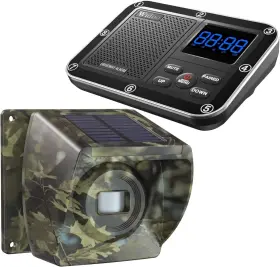 1-camouflage Wuloo W19056-12-mc Wireless Driveway Alarm 1&1-camouflage 1800 Ft Range