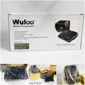 W19056-12-zt Wuloo Wireless Driveway Alarms 1800ft Long Range Outdoor Motion Detector Sensors W19056-12-zt Wuloo Wireless Driveway Alarms 1800ft Long Range Outdoor Motion Detector Sensors