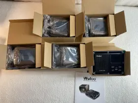 W19056-14-zt Wuloo Nib 1800ft Driveway Burglar Alarms Solar System 4 Motion Sensors 1 Receiver New