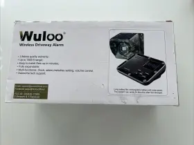 Wl-t1905 Wuloo Wireless Driveway Alarm 1800 Feet Long Range Motion Sensor Alert 1&2-brown Nib