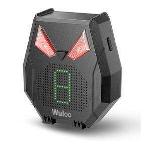 Wuloo Wul-mty01 Solar Driveway Alarm Wireless Outside Weatherproof 1/2 Mile Long Range Outdo
