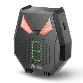 Wul-mty01 Wuloo Solar Driveway Alarm Wireless Outside Weatherproof 1/2 Mile Long Range Outdo