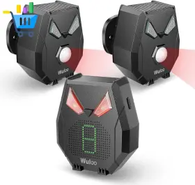 Wul-mty0102-1t1 Wuloo Solar Wireless Driveway Alarm Outdoor Motion Sensor Long Range Weatherproof