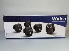 Wul-mty0102-1t4 Wuloo Wireless Driveway Alarm System - Up To 1600ft Range 4 Sensors 1 Receiver