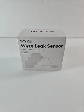 Wyze 850025015660 Leak Sensor 3 Pack And Single Probe New Andy Sealed Wyze 850025015660 Leak Sensor 3 Pack And Single Probe New Andy Sealed