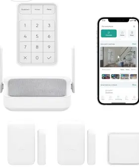 Wshms-3m Wyze Home Security Core Kit Hub Keypad Motion Sensor Entry Sensors X2