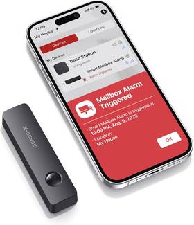 X-sense 313031775732 X-sense Smart Mailbox Alarm Requires Sbs50 Base Station Wireless Long Range Ma