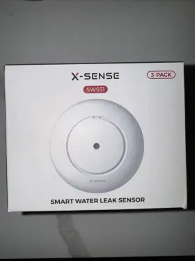 Sws51 X- Sense White Battery Powered Smart Water Leak Sensor 3 Pack