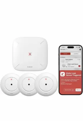 Sws54 X-sense Smart Water Leak Sensor Alarm With Base Station