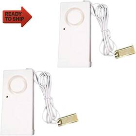 Ximimark 705353075827 2pcs Water Leak Alarm Flood Level Bath Tub Sink Overflow Detector Senso
