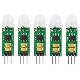 Hc-sr505 Xingyheng 700713393306 5pcs Micro Body Sensing Module Pir Motion Detector Switch Hig