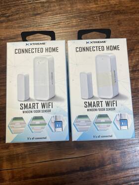 Xtrame Xhs7-2001-wnt Xtrame/smart Window Door Gate Sensor Detector Smart Home Security Alarm Lot Of 2