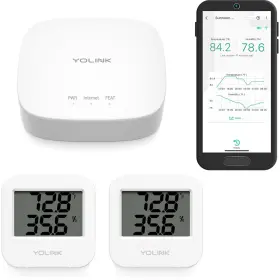 Yolink 689830142199 Smart Wireless Temperature/humidity Sensor Wide Range For Freezer Fridge Pet App