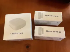 7704 Yolink Smart Door Sensor Starter Kit Set 2 Sensors And 1 Speaker Hub New