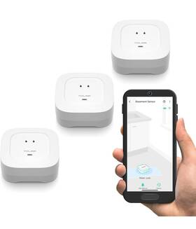 Yolink 7906 Water Leak Sensor 4 With 105db Audio Alarm 3-pack Sms/text Email And Push Notifi