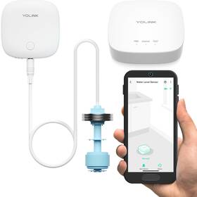 Yolink 810121540688 Lora Water Level Monitoring Sensor Starter Kit 1 Hub And Wireless Battery-powe
