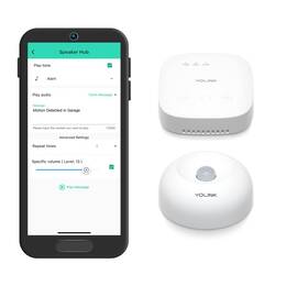 Yolink B0bg286q76 Speakerhub One Motion Sensor Smart Home And Security Kit Audio Hub Plays