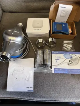 Ys5007 Yolink Floflowsmart Nsf Water Meter Smart Usage Monitor And Leak Detection