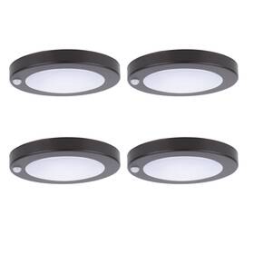 Yoonlit Smartlife 600310144731 Flush Mount Pir Motion Sensor Led Ceiling 4-pack 5000k-bronze Finish