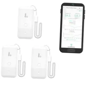 3ys8007 Yosmart Smart Wireless Thermometer Hygrometer 3-pack Wide Temp Without Hub