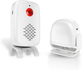 Jyh61-20250812 Zanbayki Motion Sensor Doorbell Kit - Commercial Entry Alert And Caregiver Reminder Wirele