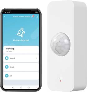 Zecamin 726084075474 Wifi Motion Sensor Smart Detector For Home Security Wireless Sen