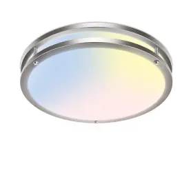 4653 Zemty 1pack 10inch Brushed Nickel Led Flush Mount 10 Inch -1pack 4653 Zemty 1pack 10inch Brushed Nickel Led Flush Mount 10 Inch -1pack