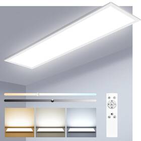 Zemty 64050010 Led Flat Panel Light With Remote 31.4x9.8 Inch 31.4 1 Pack White