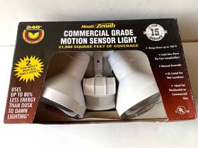 Zenith 420512 Heath/zenith Commercial Grade Motion Sensor Light 240 Zone Cb-2011-wh1