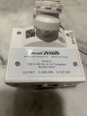 Zenith 5316-a Heath Motion Sensor Security Light Model Local Pick-up Only